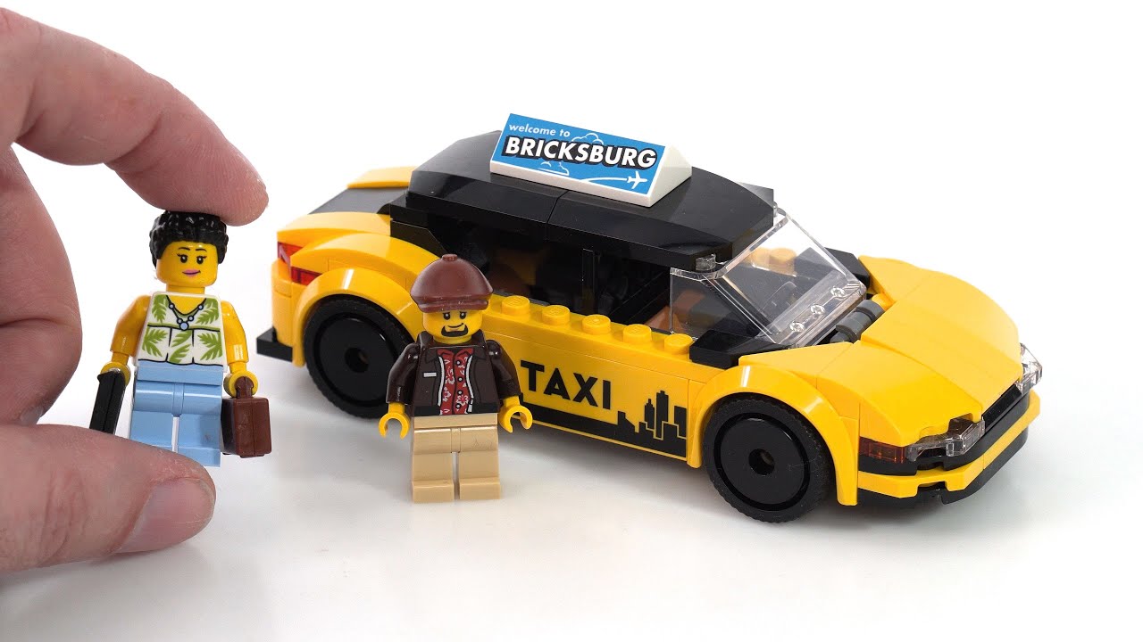 LEGO City 2026 Yellow Taxi review! No stickers, good utility #NotSponsored 60487