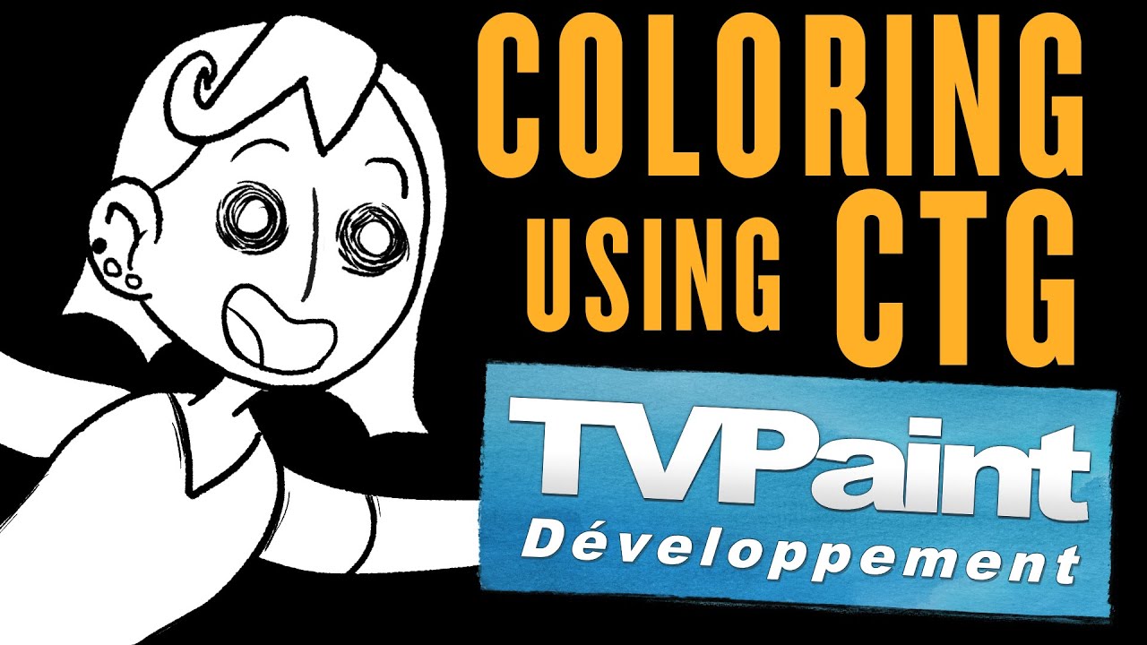 Coloring Using CTG Layers in TVPaint 11 Pro