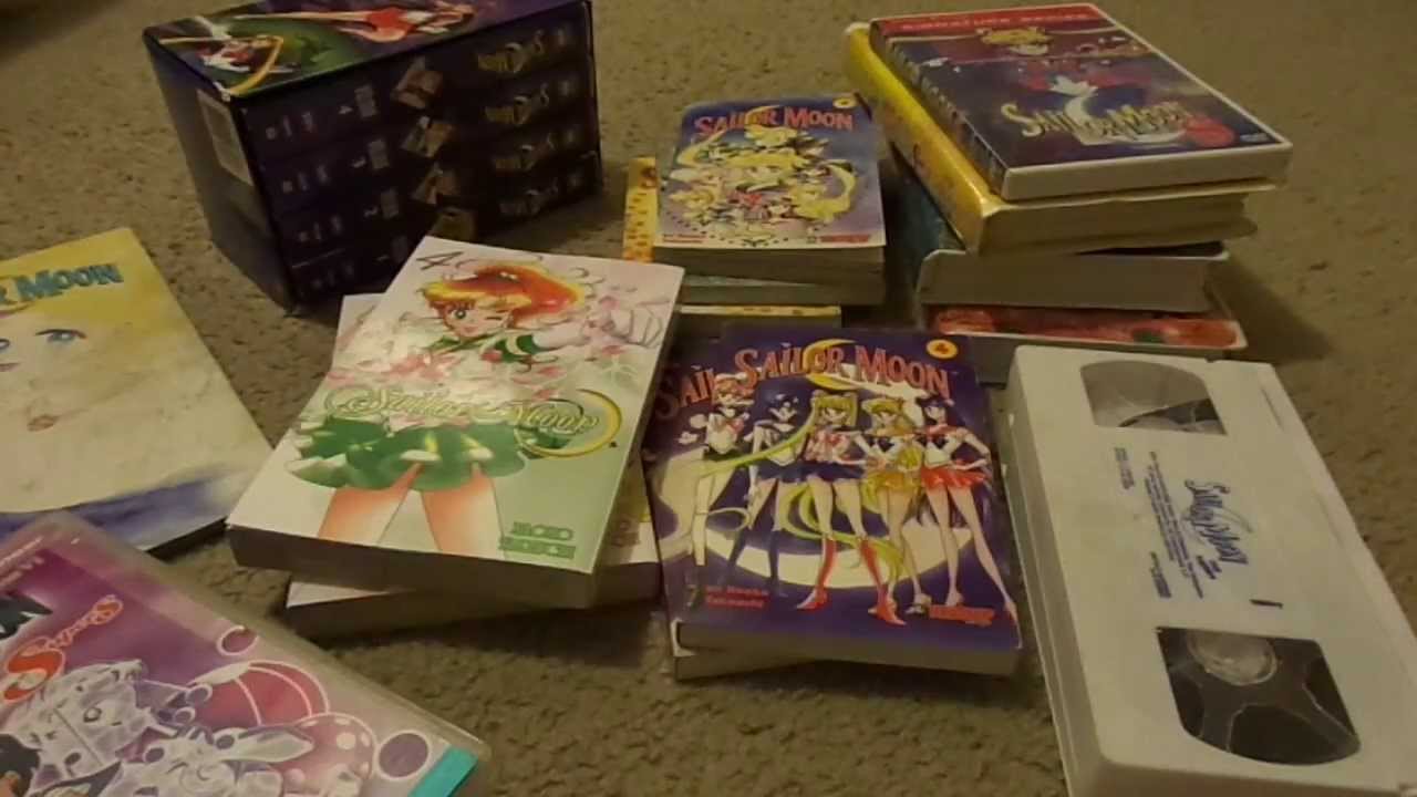 Sailor Moon - VHS tapes, DVDs, and Manga