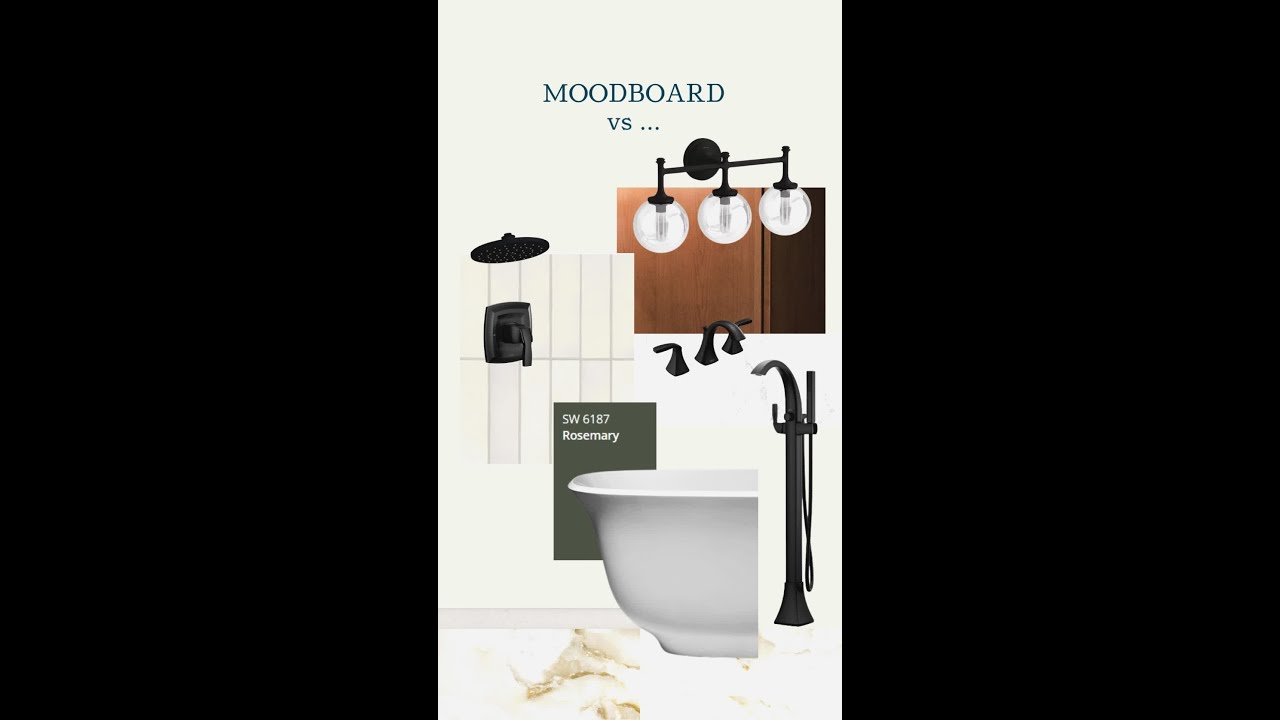 Bathroom Remodel Moodboard vs Reality | Colorado Bathroom Remodel
