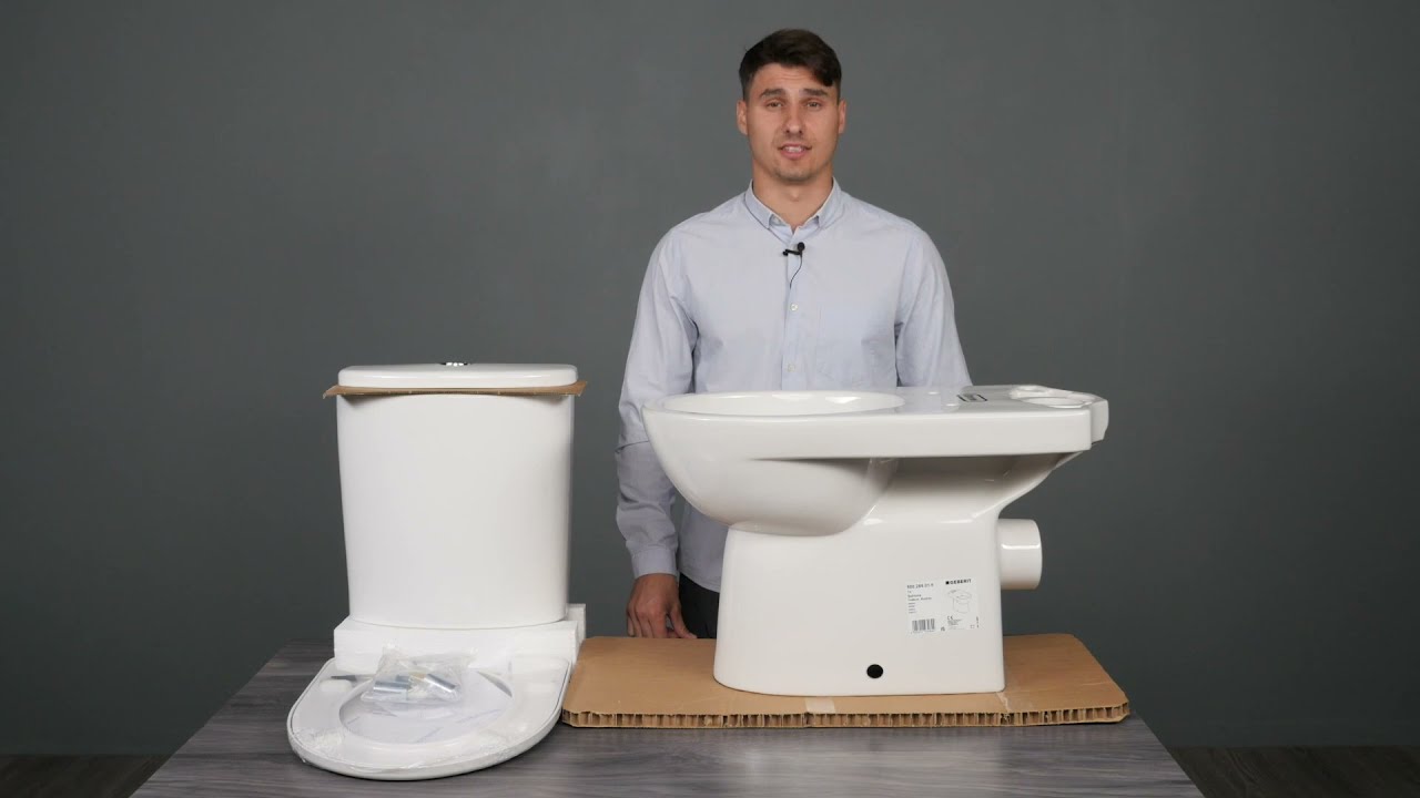 Унитаз-компакт Geberit Selnova Rimfree 501.753.00.1 распаковка и обзор.