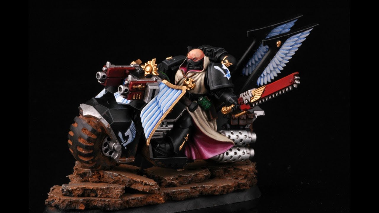 Как покрасить байкеров отряда Ravenwing? Dark Vengeance Warhammer 40k Dark Angels Buypainted
