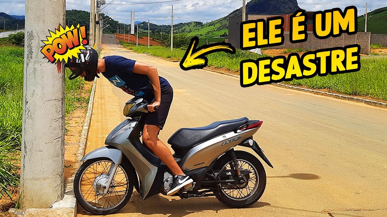 Ensinei meu marido a como andar de moto Biz pela primeira vez! Deu certo? - Dicas para Iniciantes