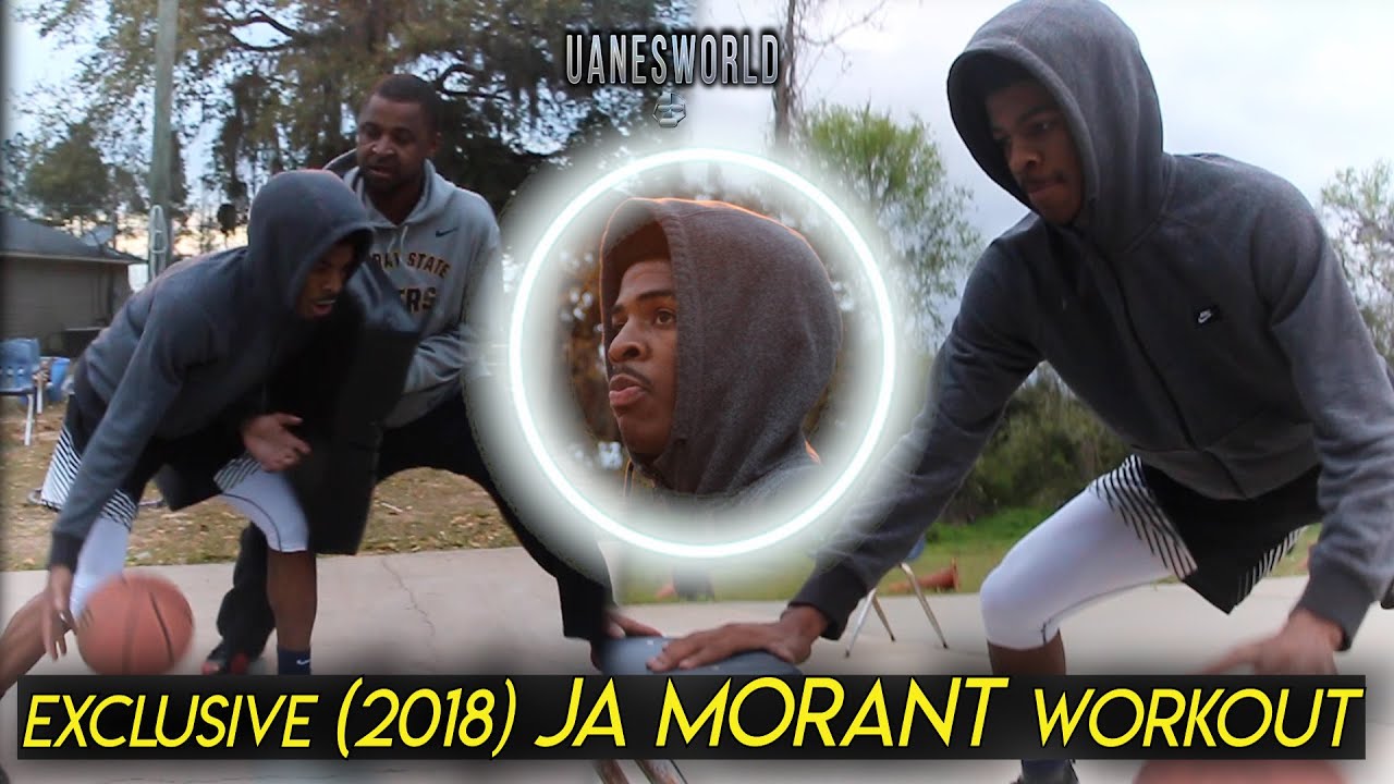 Эксклюзивная домашняя тренировка Джа Моранта с отцом (2018) | До славы