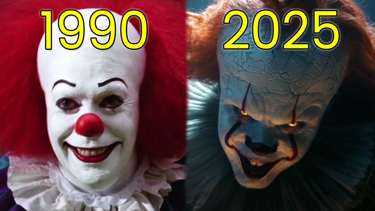 Эволюция Пеннивайза «Оно» в кино и на телевидении (1990–2025)