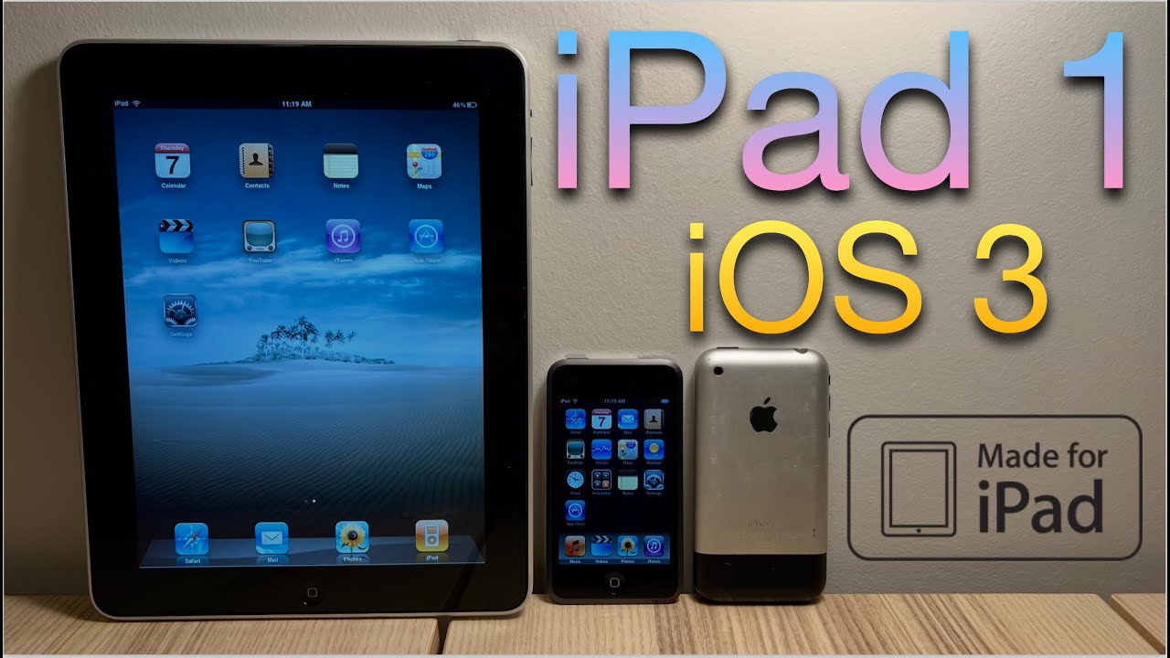 iPad 1-го поколения — НИКОГДА не обновлялся!