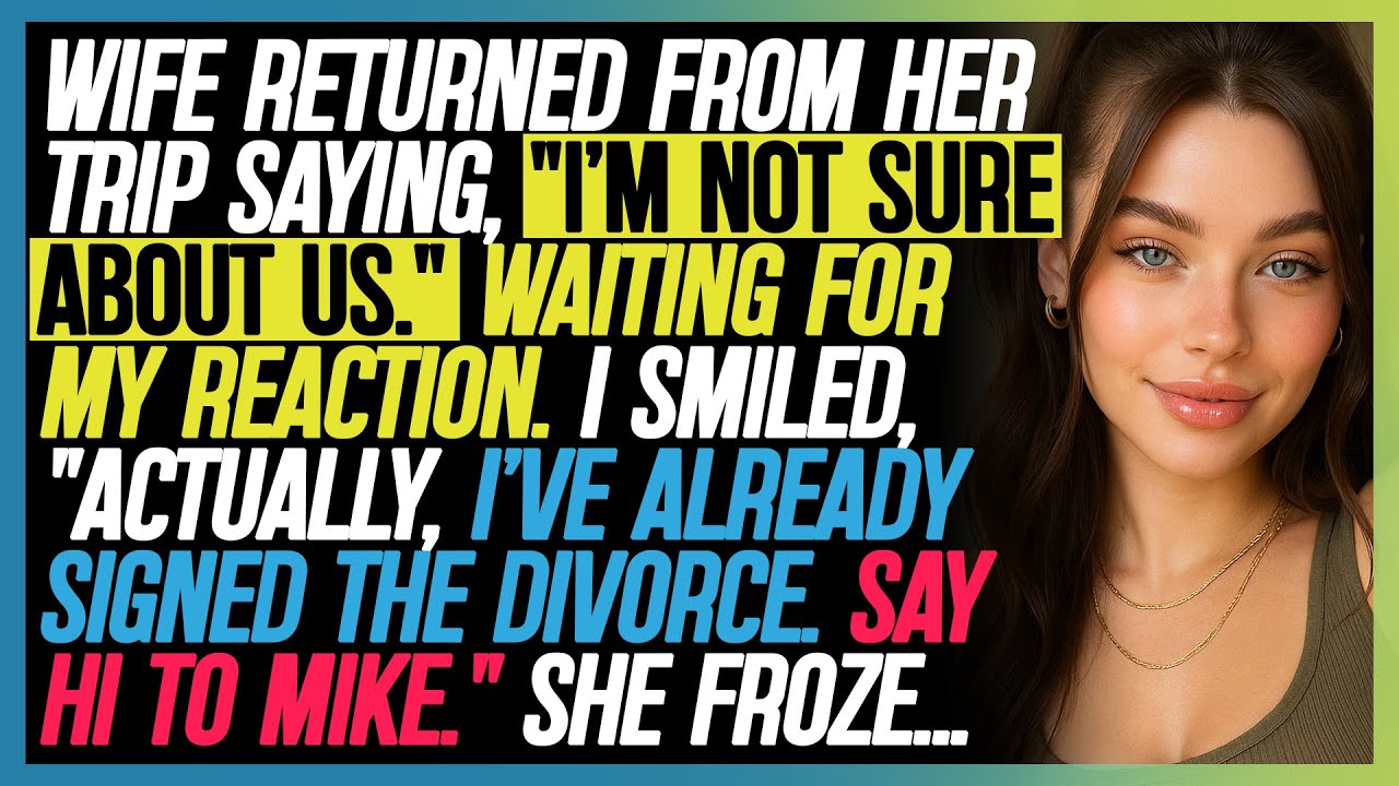 She Said, “I’m Not Sure About Us Anymore.” I Smiled, “Actually, I’ve Already Signed The Divorce.”
