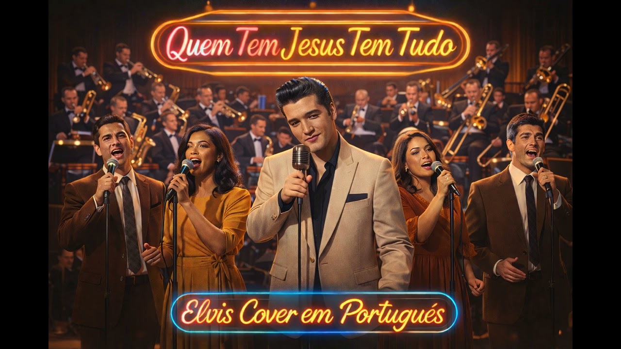 🎺 🎷 Quem Tem Jesus Tem Tudo - Elvis Cover - Louvores Remaster ®