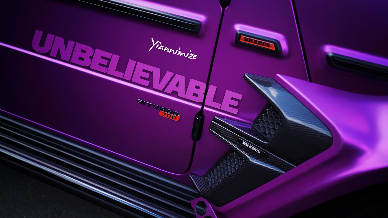 Monster Brabus Goes Chrome Purple