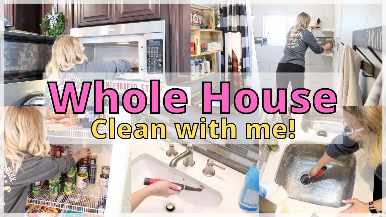 WHOLE HOUSE CLEAN WITH ME// CLEAN WITH ME// CLEANING MOTIVATION// REAL LIFE MESSY HOUSE//SPEED CLEAN