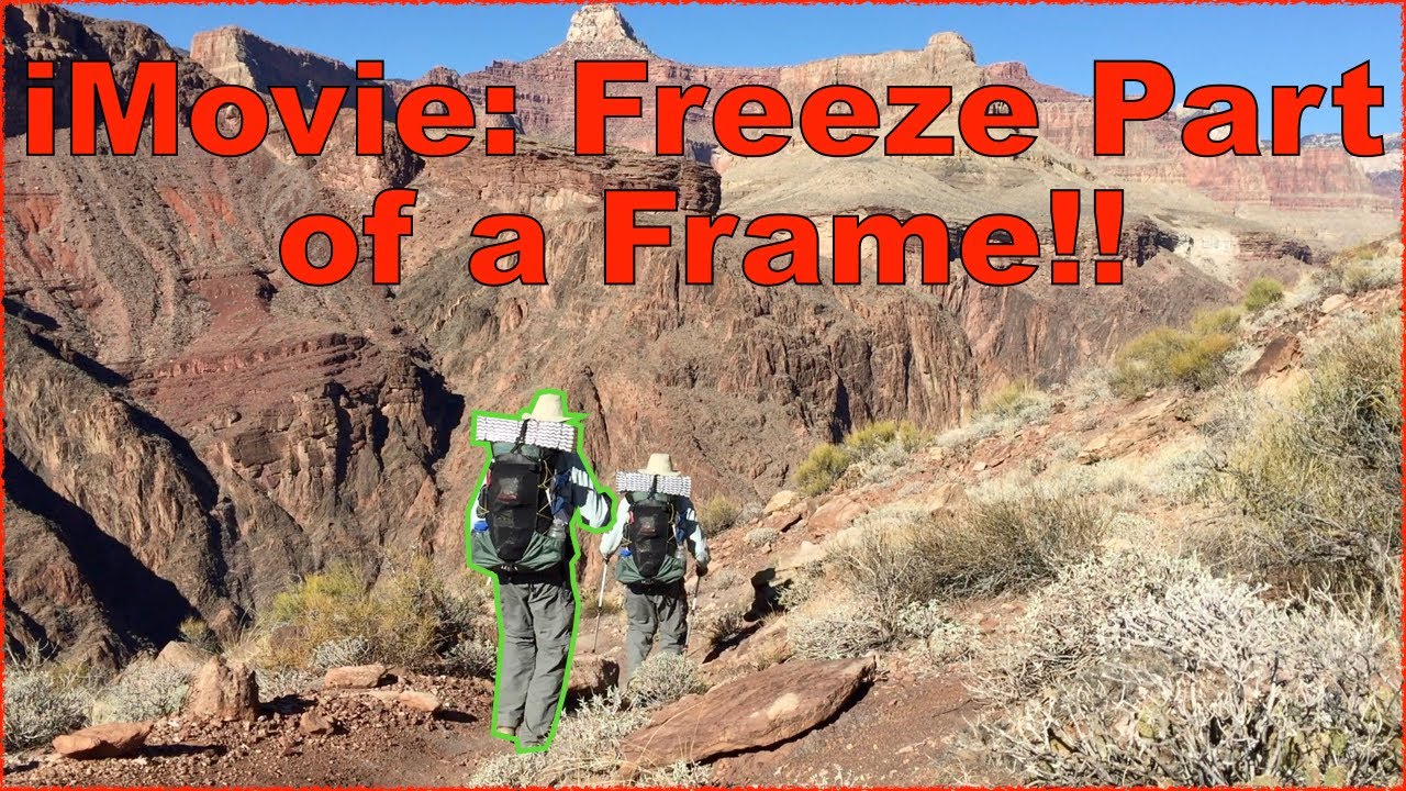 Freeze Frame clone 👯&zwj;♂️ with iMovie!