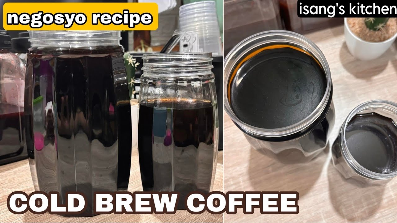 COLD BREW COFFEE NEGOSYO RECIPE| TRENDING COFFEE BUSINESS HERE IN PHILIPPINES