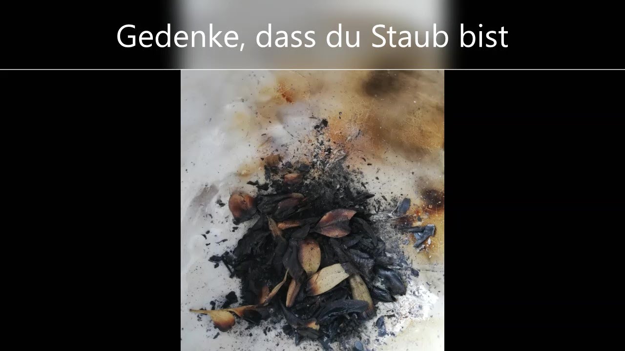 Hausandacht Aschermittwoch
