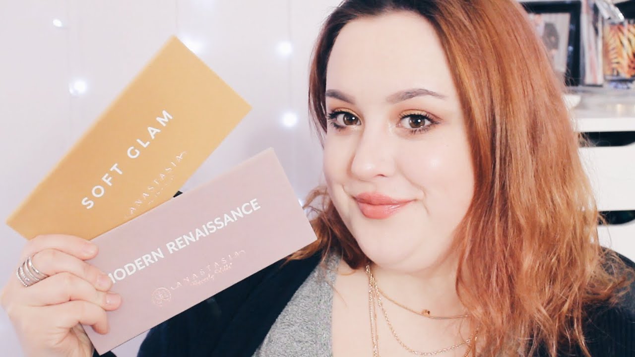 ABH soft glam VS modern renaissance // which one do you need? swatches + comparison