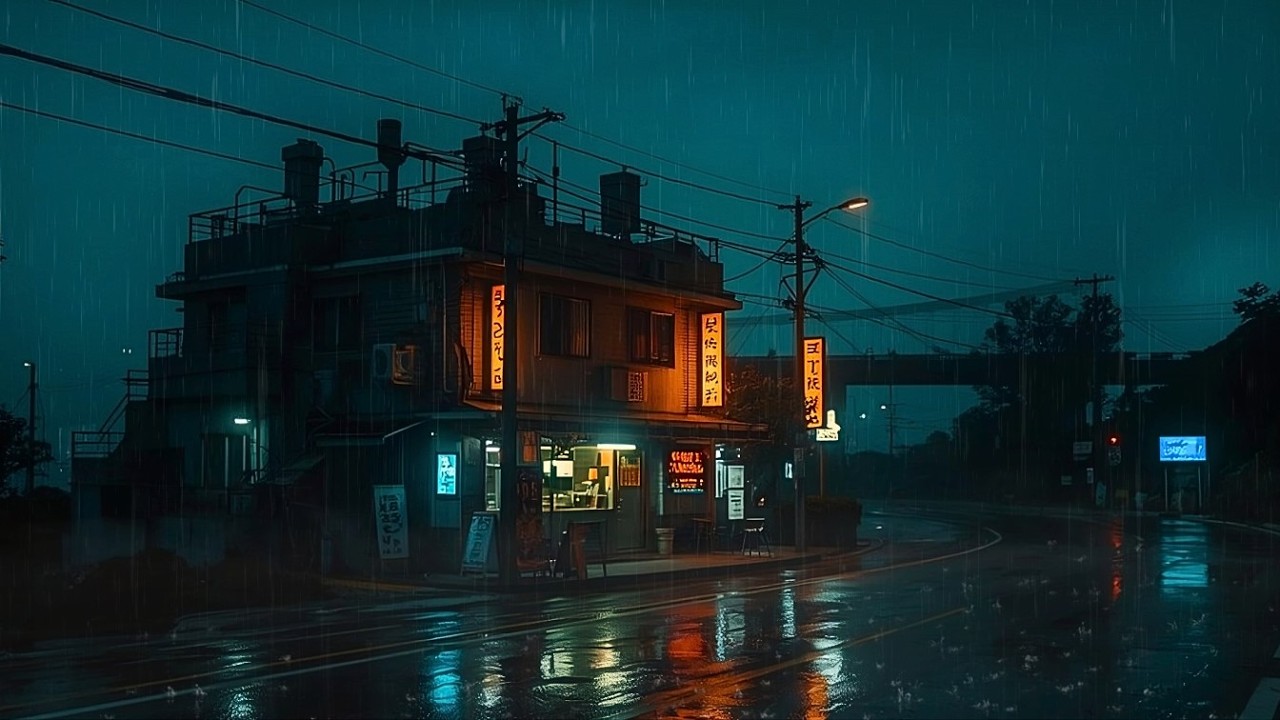 Missing the 90s? ☔ Rainy Night Lofi in Neon Tokyo Streets