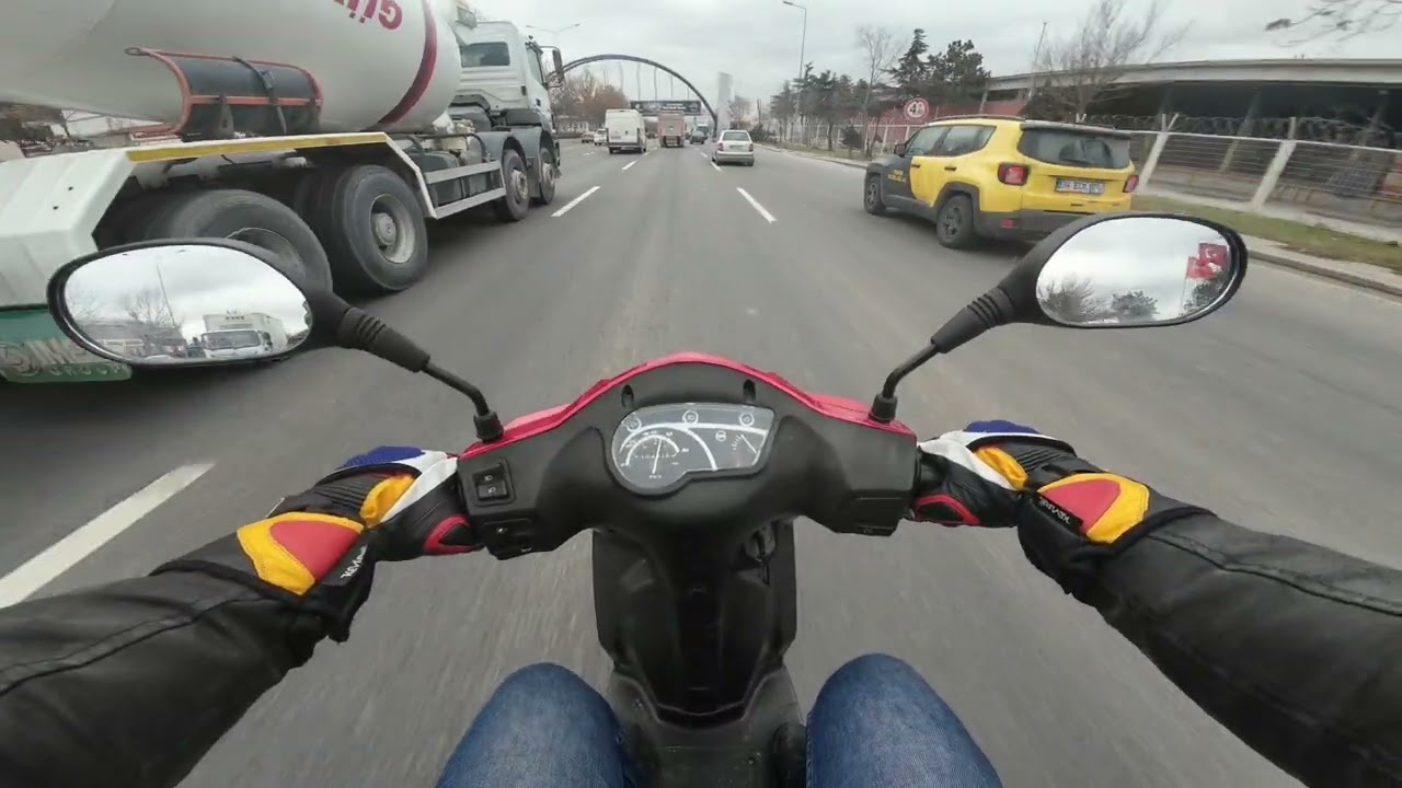 50 CC skuter ile işe gidip gelmek - SYM ORBİT 2 50CC