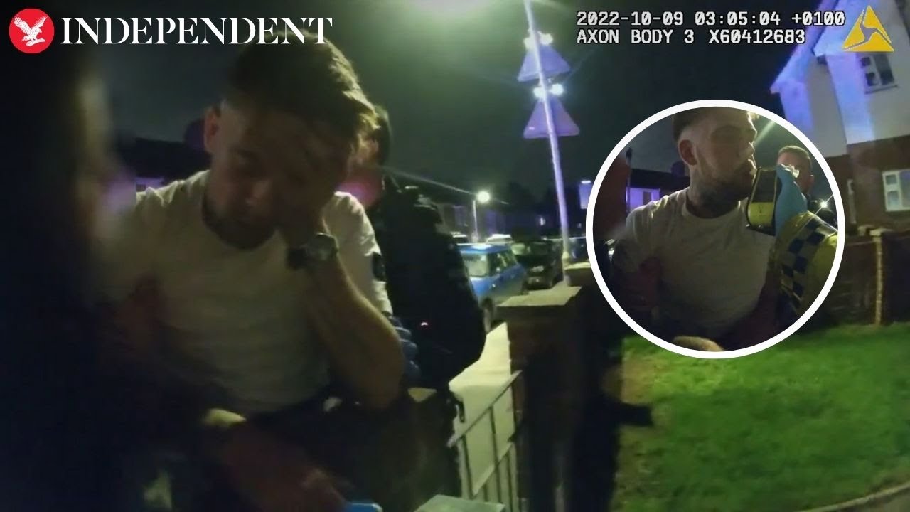 Killer drink driver tells police 'I don't care' as he's breathalysed after crash