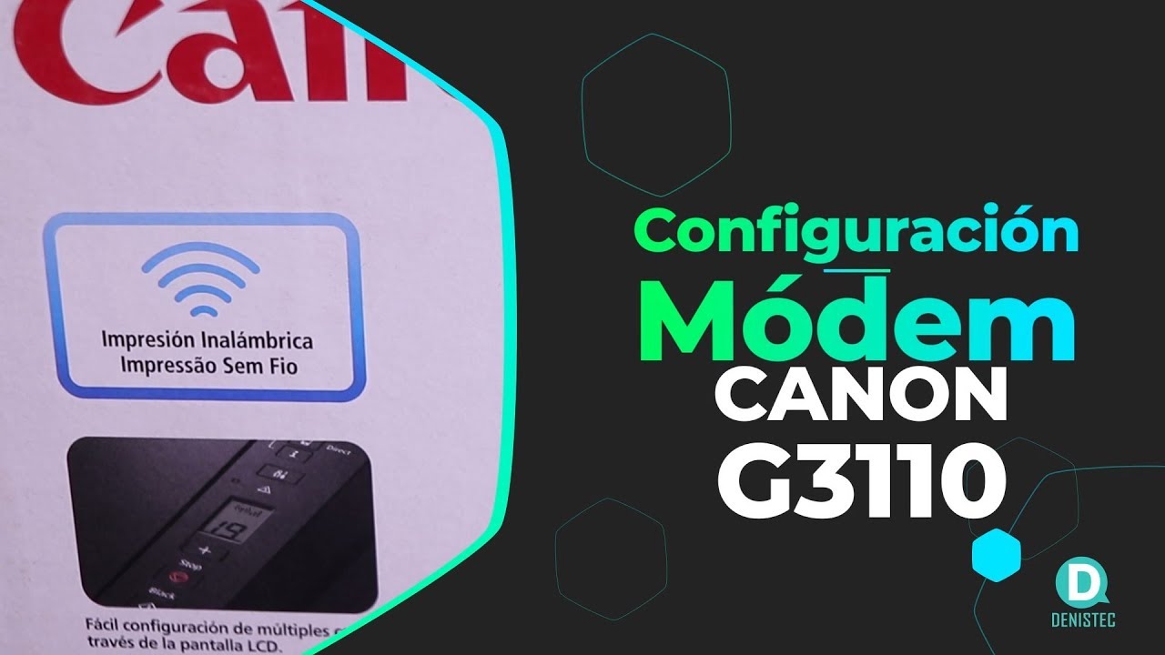 Configurar e imprimir Canon G3110 con Wifi de Casa ✅