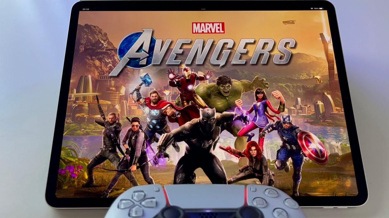 Marvel’s Avengers Endgame on iPad Pro | Stadia gameplay on iPad Pro 4th gen 12.9” iPadOS