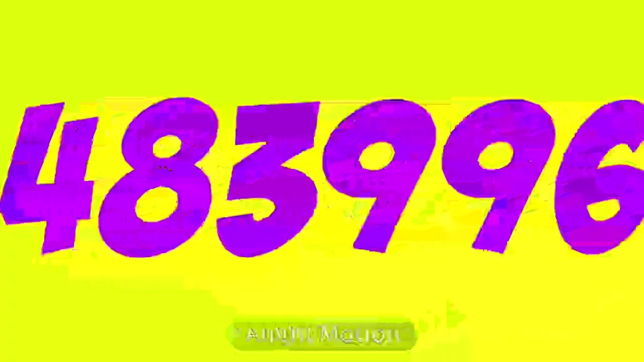 Colorful Numbers 1 to 1 Million Version 6