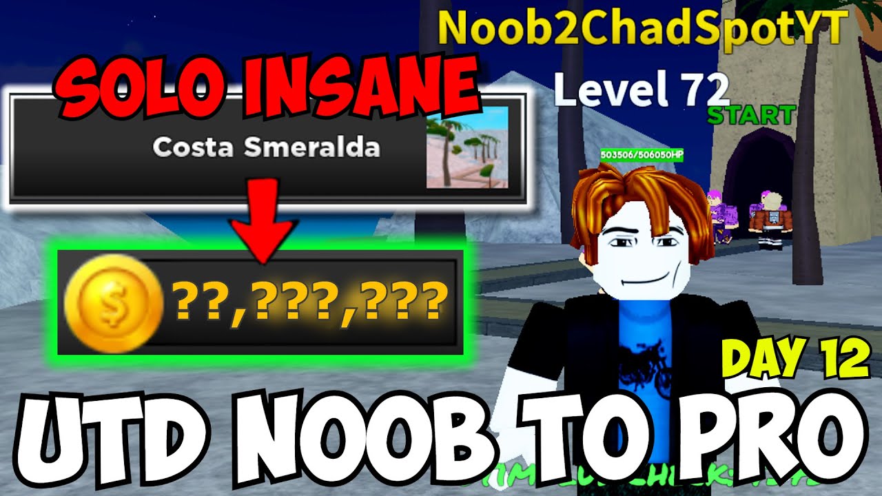 [Day 12] New Best Gold Farm? Soloing Costa Smerelda INSANE! | UTD Noob To Pro
