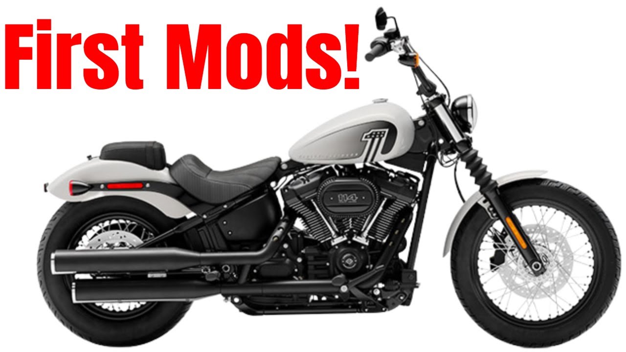 Harley Davidson Street Bob 114 First Mods!
