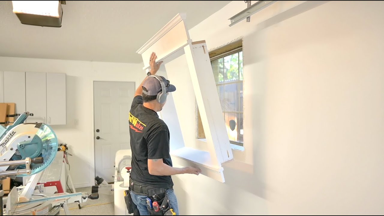 Window Trim Build and Install.