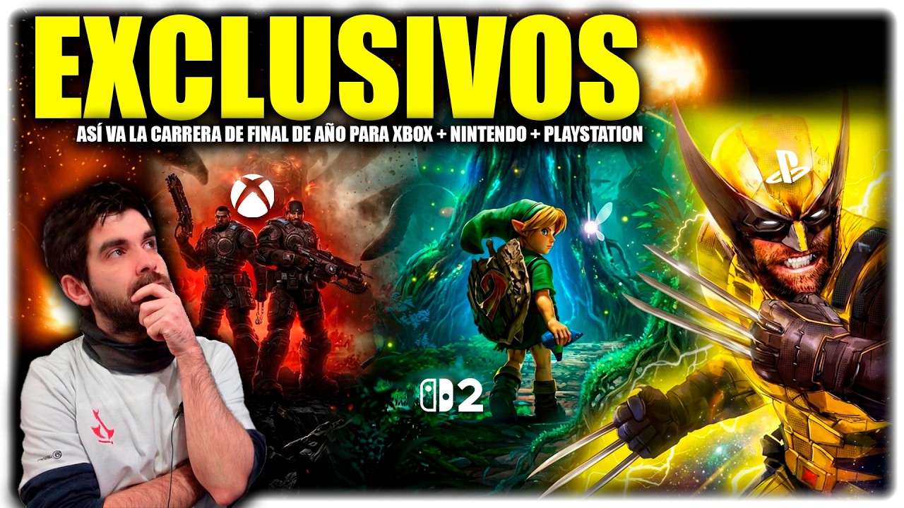 🎮 La carrera de EXCLUSIVOS de Xbox + PS5 y Switch 2 NO ES lo que parec&iacute;a | Wolverine Gears Zelda
