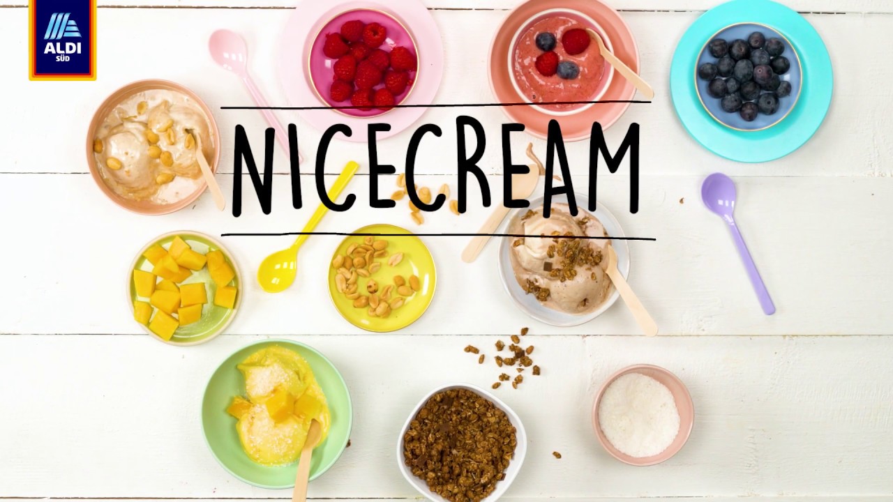 Rezept f&uuml;r schnelle Nicecream in vier Variationen | ALDI S&Uuml;D