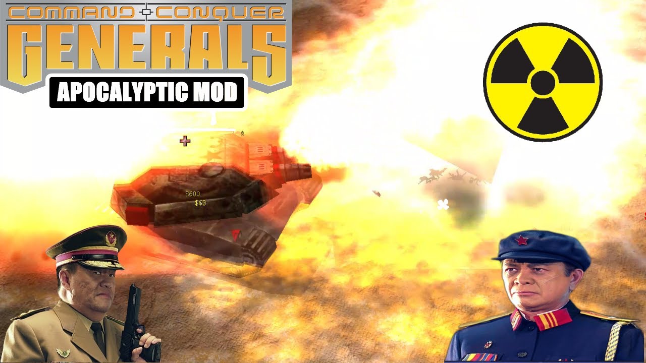CHINA TANK ARMY VS CHINA NUKE! C&C Generals Zero Hour Apocalyptic 2.2