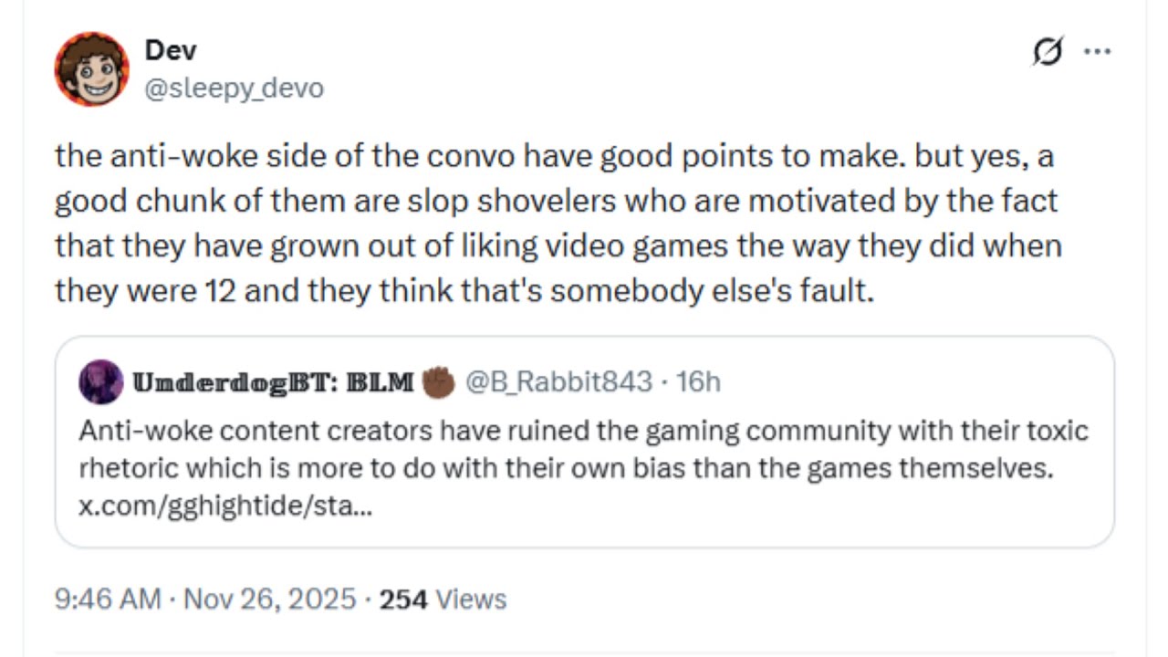 Short Fat Otaku AKA Dev Now Thinks You Just Hate Games