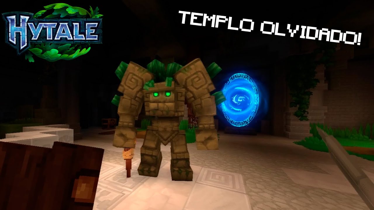 EXPLORAMOS el TEMPLO OLVIDADO 🗿🕍 GOLEM! |  Episodio 3 | HYTALE