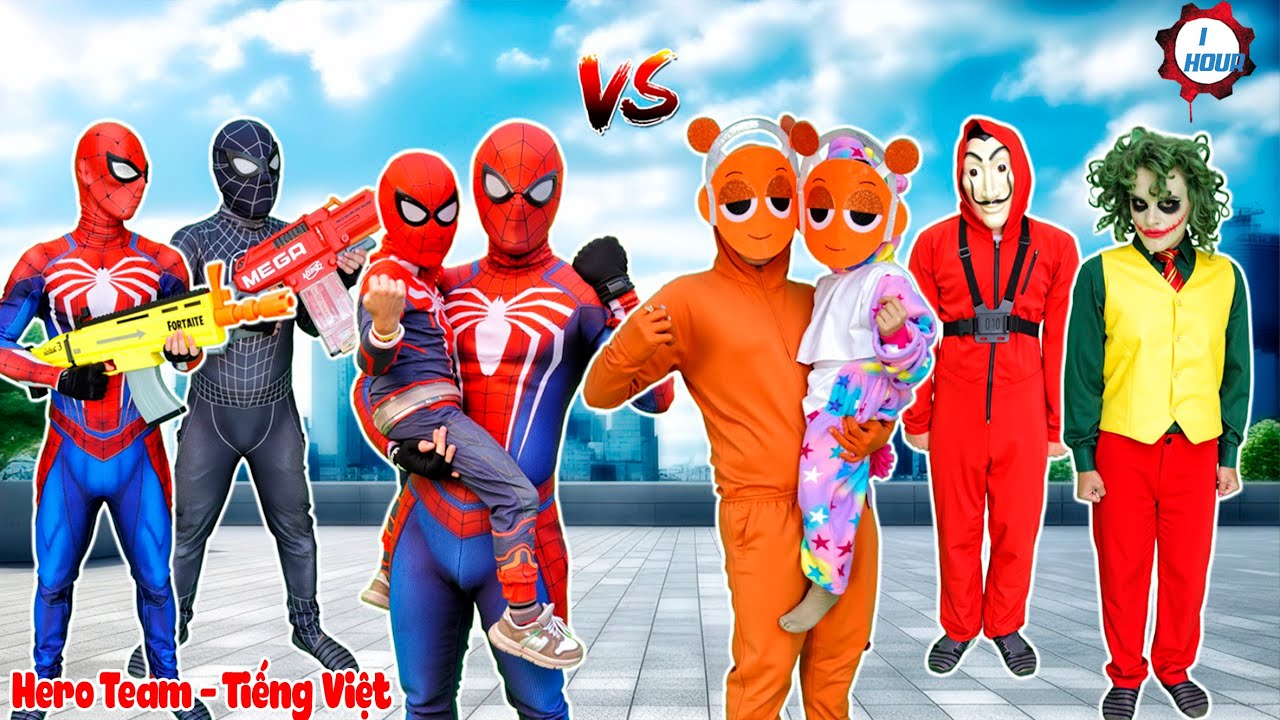 Cuộc Chiến Không Hồi Kết: Siêu Nhân Nhện Đánh Bại JOKER 🕷️Tổng hợp Video Siêu Anh Hùng TV