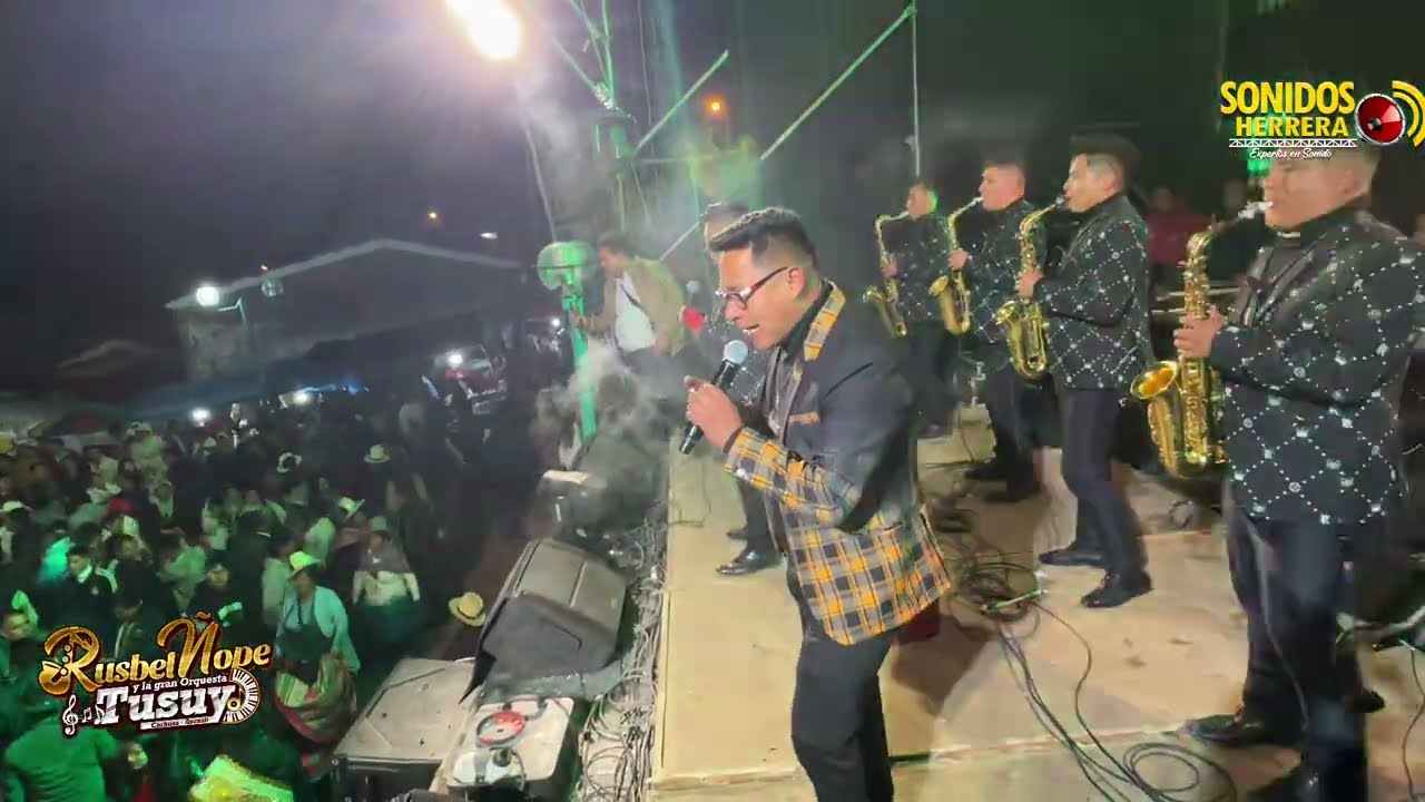 Rusbel Ñope y la Gran Orquesta Tusuy en la Fiesta Patronal Huanja 2025