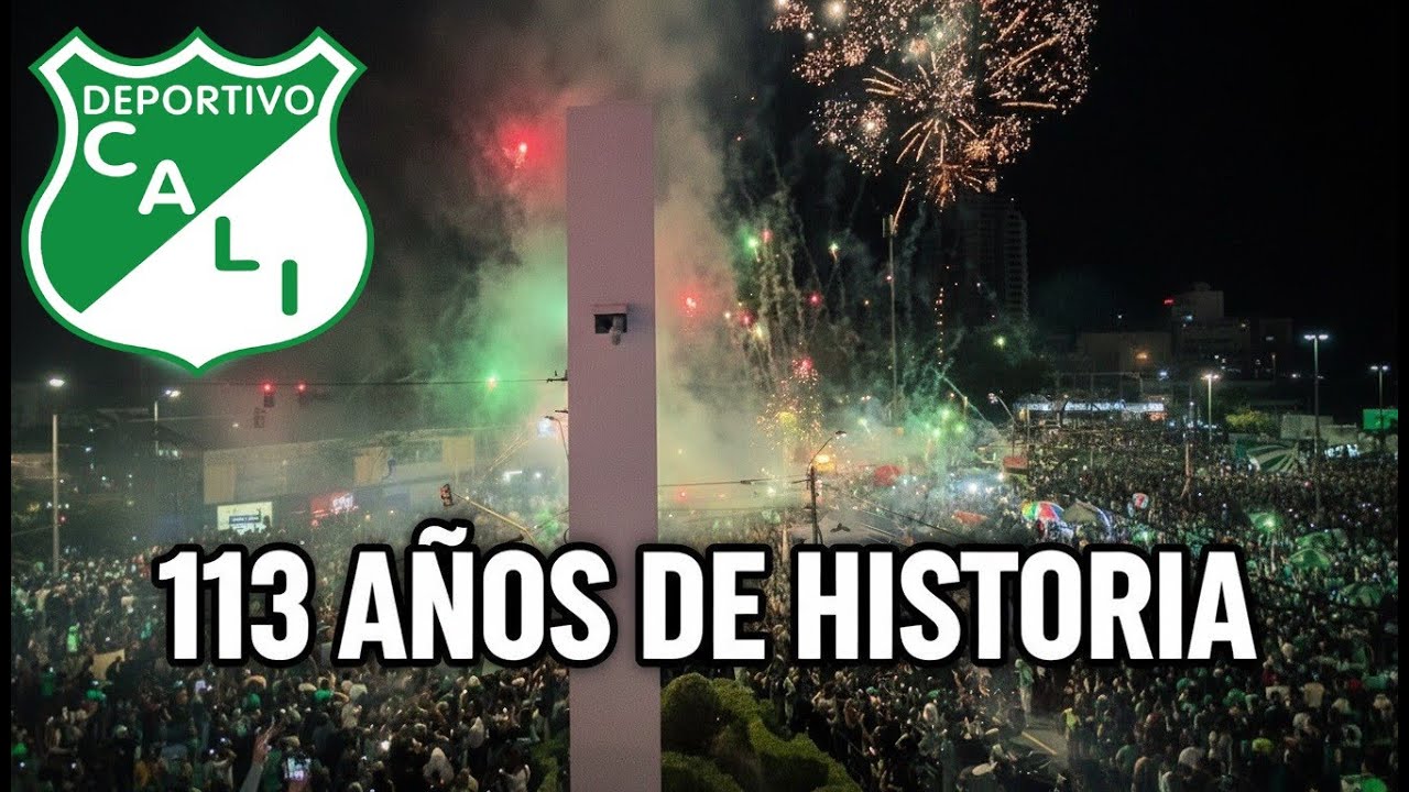 ¡INCREÍBLE AMBIENTE! Así celebró la hinchada del Cali el cumpleaños 113 del GLORIOSO