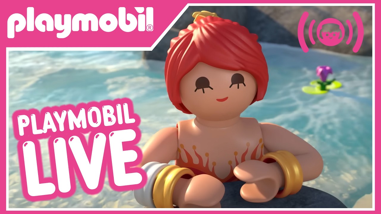 🔴LIVE: MERMAID DRAMA: Stolen Pearls, Magical Transformations! | Playmobil Live |Princess Magic