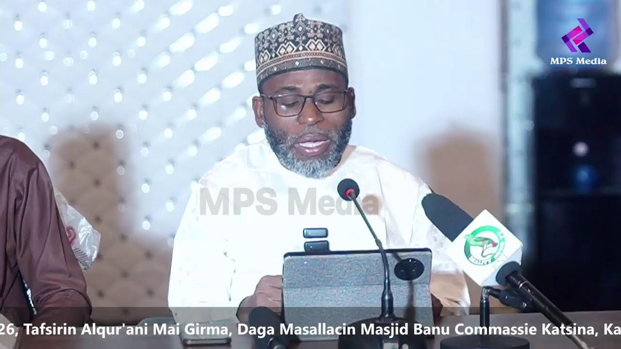 Kai tsaye: Tafsirin Alqur'ani Mai Girma, Ramadan (18) 1447/2026 Masjid Banu Commassie KTN