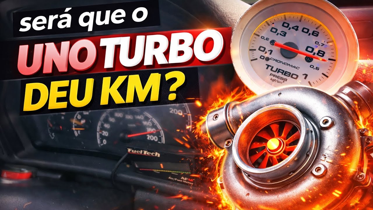 Primeira acelerada no uno turbo 🔧🚀