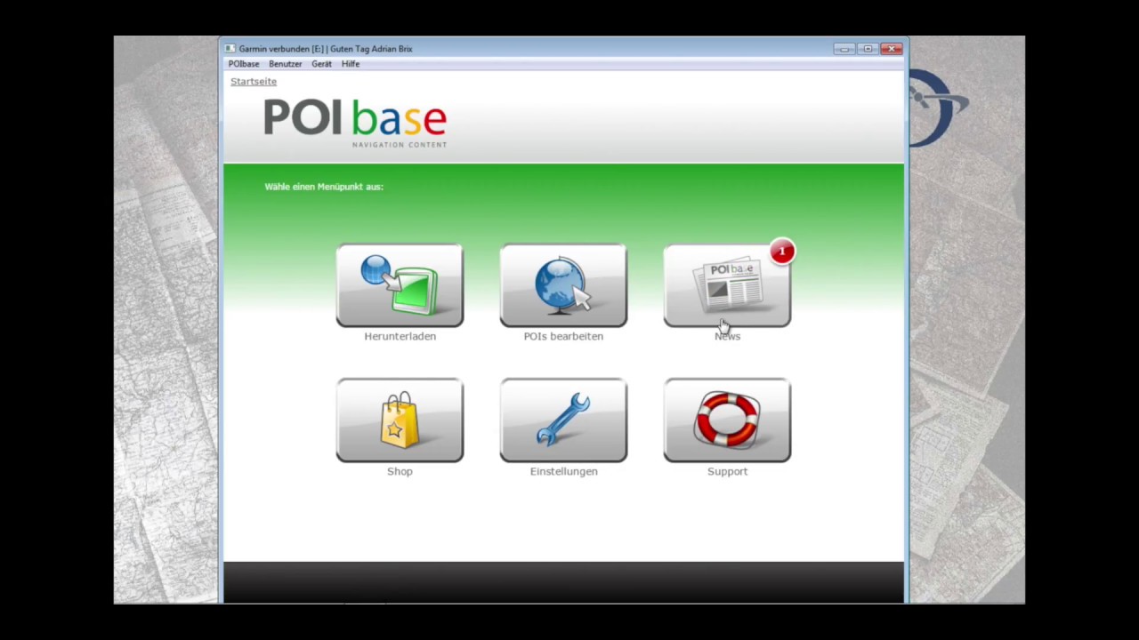 POIbase Anleitungsvideo: POIs und Blitzer für Garmin  Navigationsgeräte