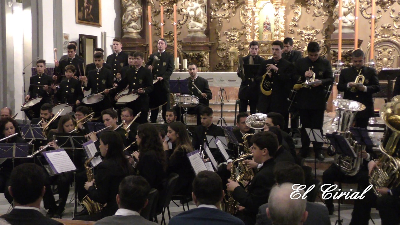 BANDA DE MUSICA EL ARRABAL DE CARMONA CONCIERTO EN LA IGLESIA DE SAN JUAN DE MALAGA 2017 4K