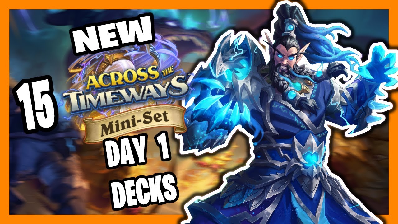15 NEW & CRAZY Day 1 Decks! Echoes of the Infinite Mini Set Hearthstone