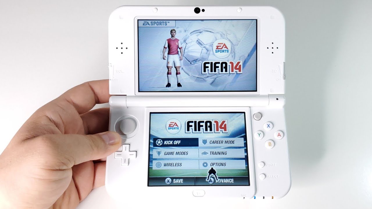 FIFA 14 | The New Nintendo 3DSXL handheld gameplay