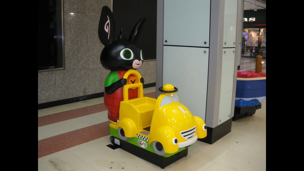 2010s Coin Operated Taxi Kiddie Ride - Bing Bunny