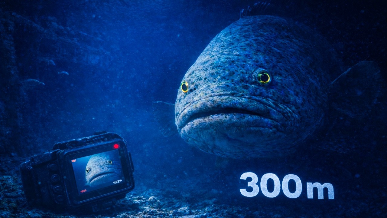 Eu Joguei Uma CÂMERA a 300 Metros de Profundidade no Oceano…