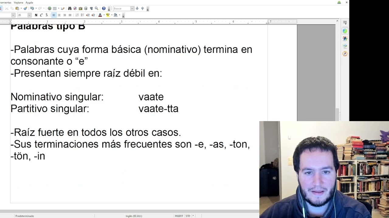 Gramática del finlandés #3 Raíz fuerte y raíz débil