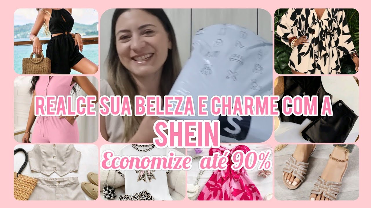 RECEBIDOS SHEIN/REALCE SUA BELEZA E CHARME! ECONOMIZE ATÉ 90% DE DESCONTO#SHEIN