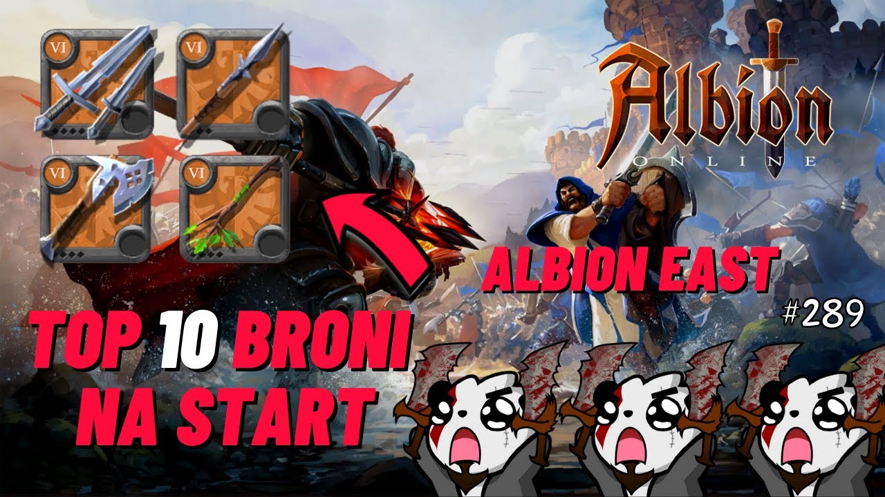Moje TOP 10 broni na START na nowym serwerze! - Albion Online - Od 0 do Albiończyka