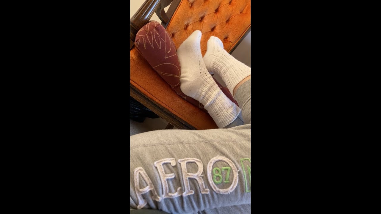 White Cable Socks