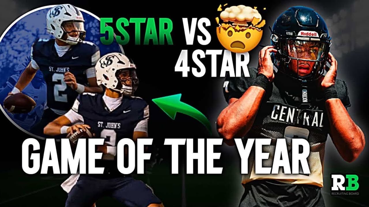 ST JOHNS PREP STUNS SPRINGFIELD CENTRAL (5 ⭐️Chris Vargas vs 4 ⭐️ Isaiah Rogers)