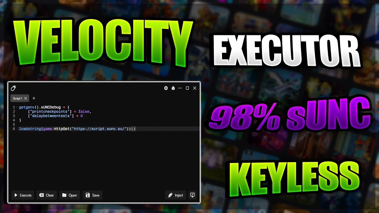 NEW Velocity Roblox Executor (100% sUNC + Keyless) | FREE Roblox Script Executor